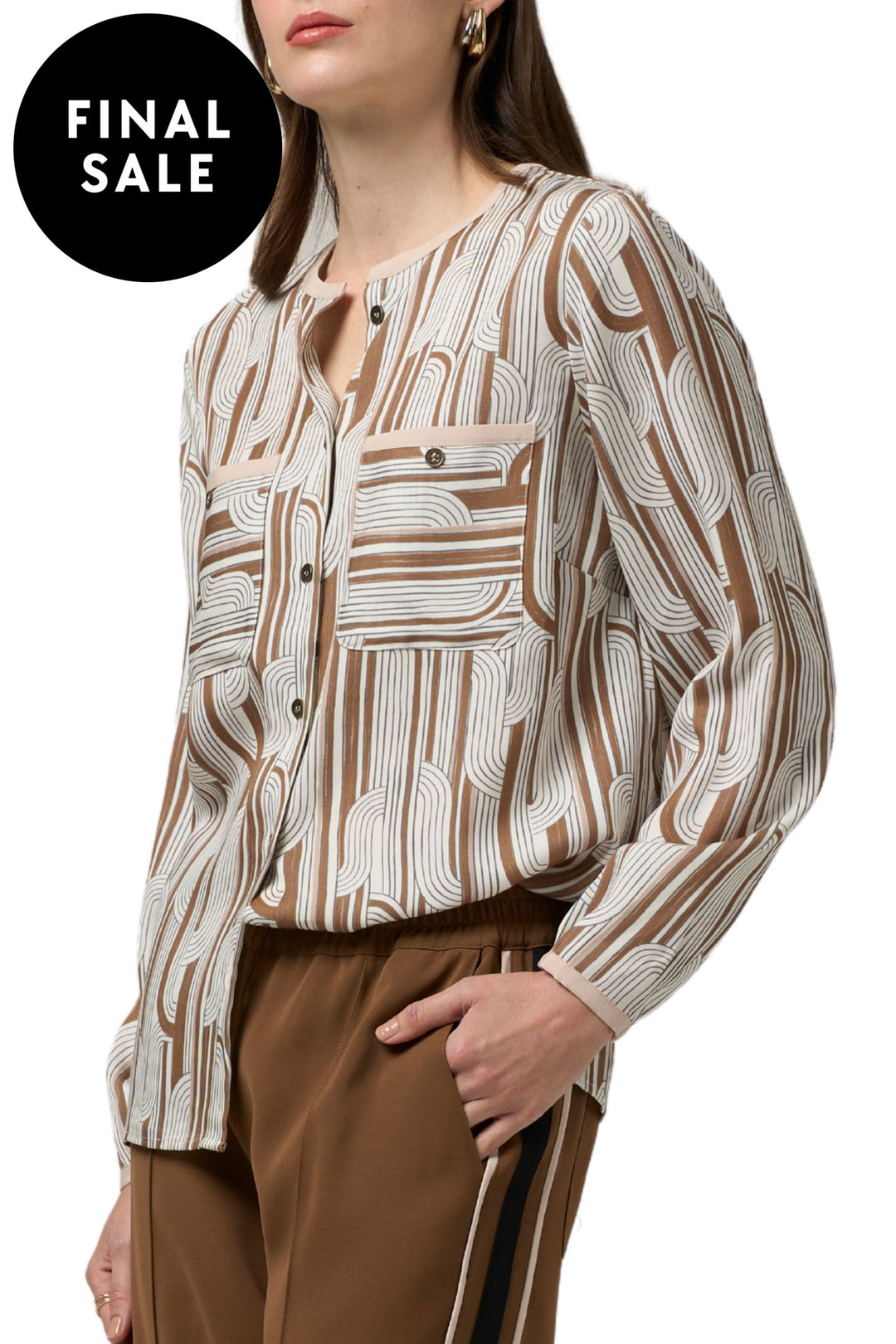 MADLY SWEETLY TOP 8 / WINTER-WHITE FREEFALL TOP - MS1564