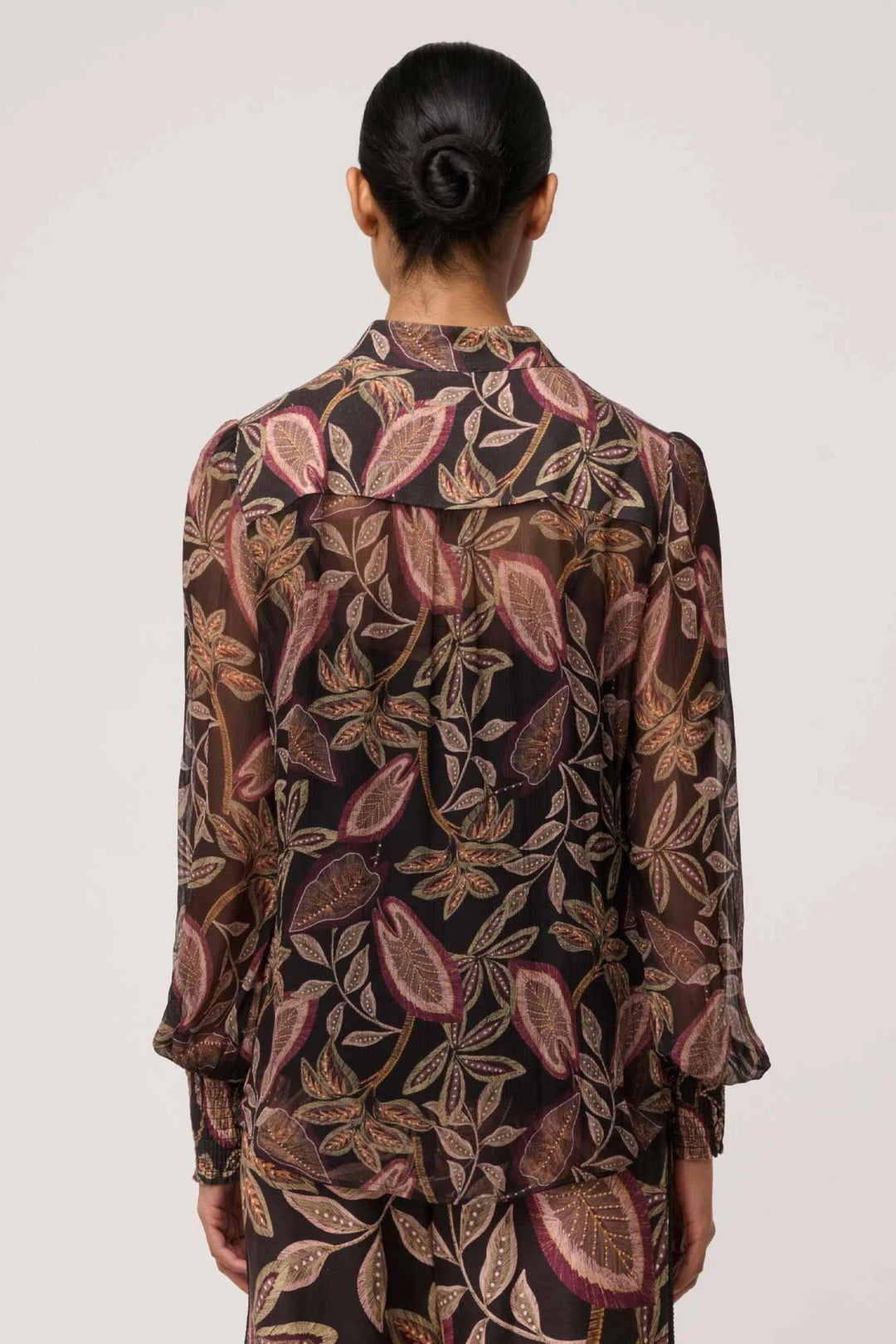FREYA SHEER EMBELLISHED BLOUSE - OW22122 - BLOUSE