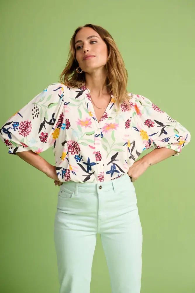 GARDEN BLOOM BLOUSE - SP7242 BLOUSE