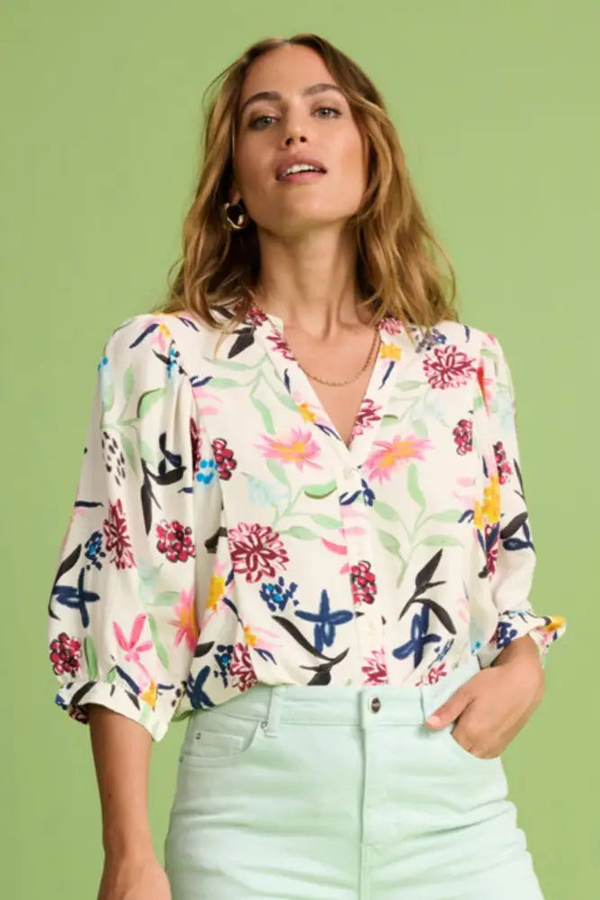 GARDEN BLOOM BLOUSE - SP7242 BLOUSE