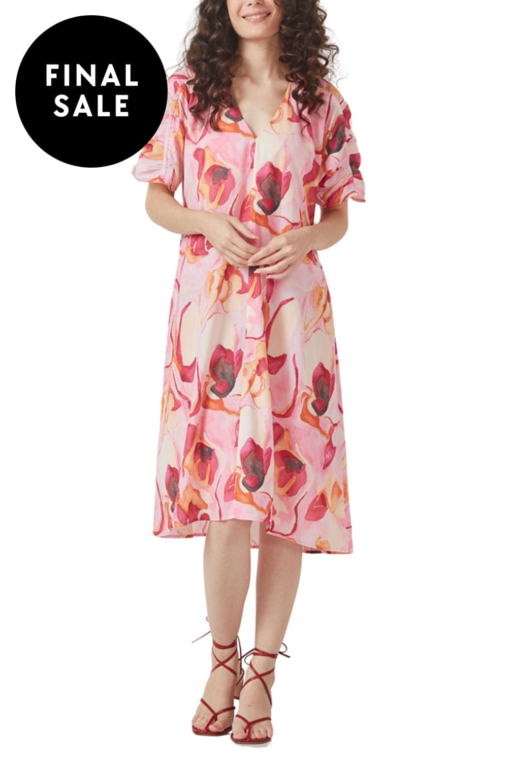 GLIDE DRESS 8 / PRINT KAHLO DRESS - 9511JX