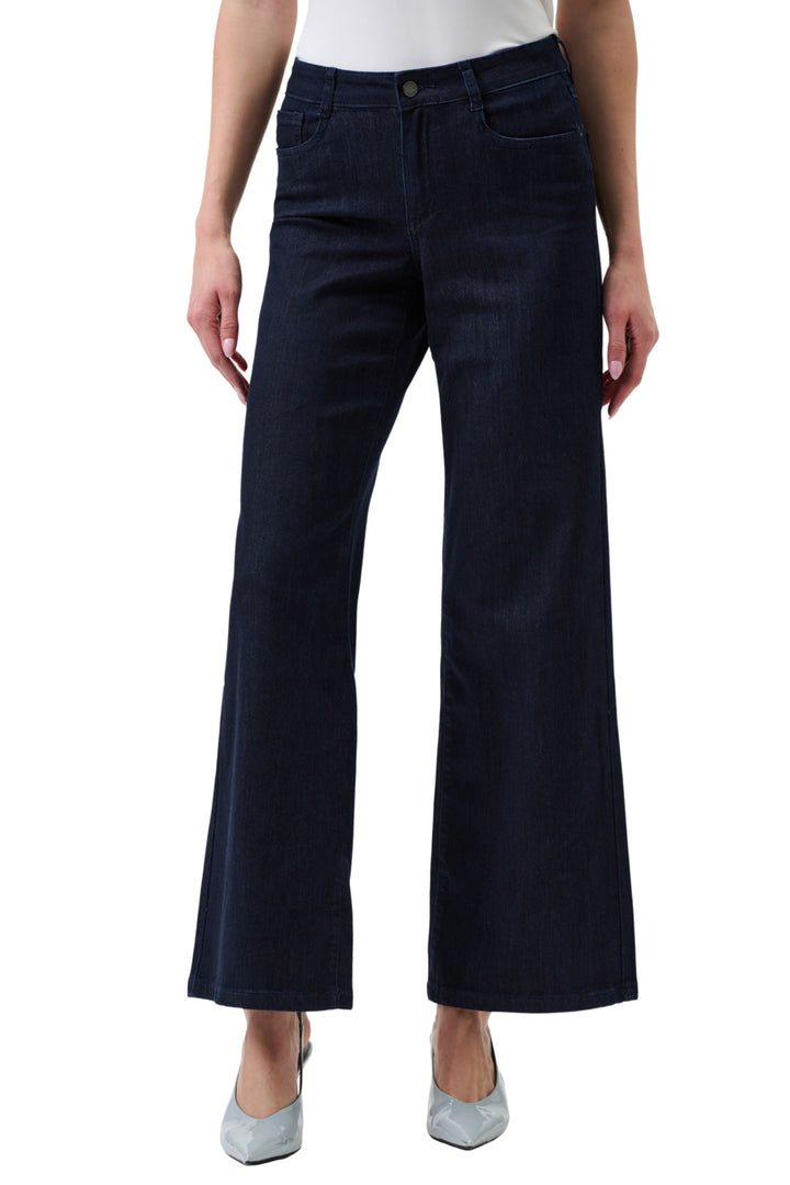 GOLDIE WIDE LEG JEAN - 251968JR - DARK-BLUE / 6 - JEANS