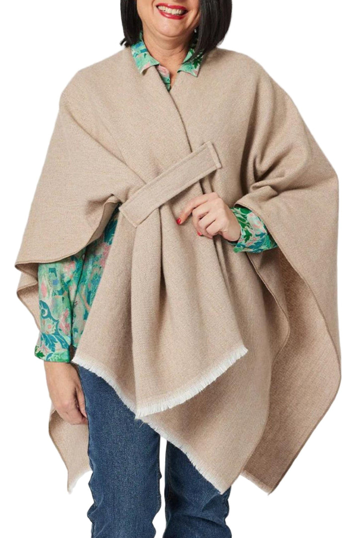 GORDON SMITH CARDIGAN NATURAL ESSENTIAL WRAP - 45542GS