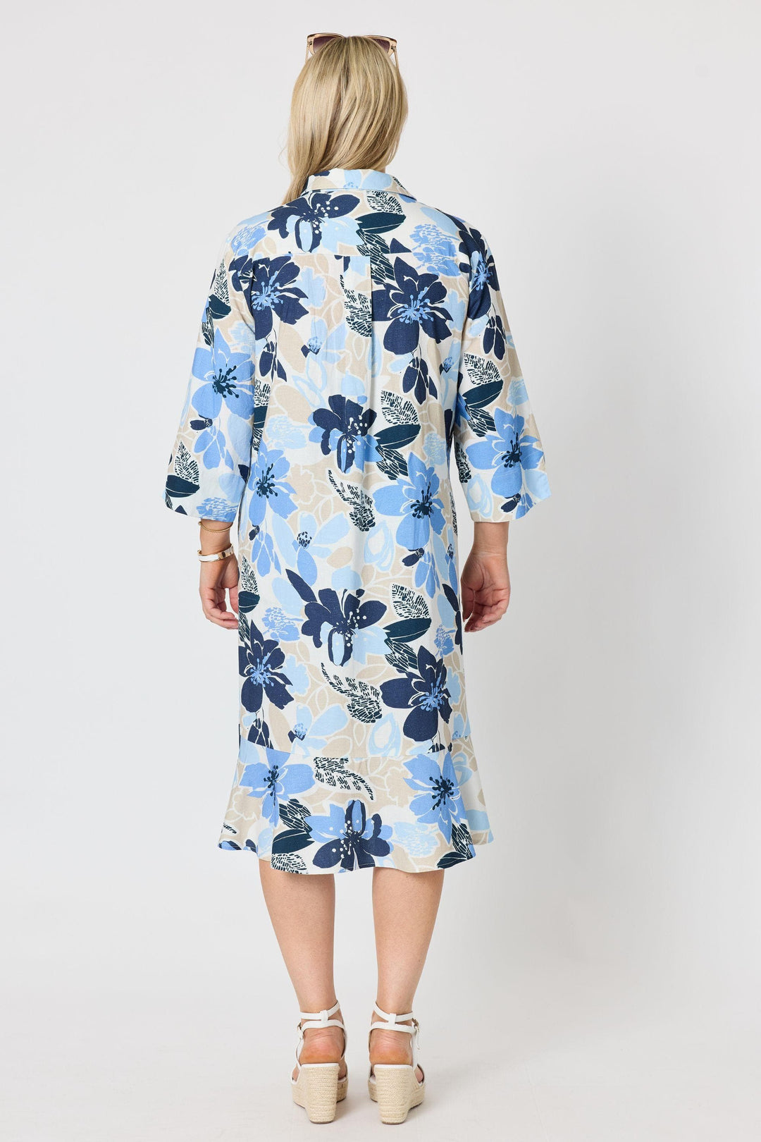GORDON SMITH DRESS AMALFI ROSE PRINT DRESS - 49472GS