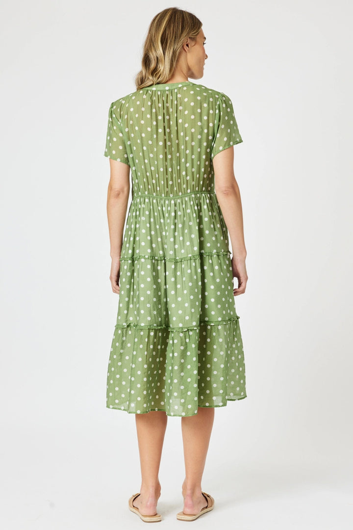 GORDON SMITH DRESS BASIL SPOT DRESS - 47697GS