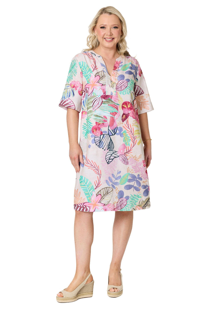 GORDON SMITH DRESS DESERT ROSE PRINT DRESS - 49479GS