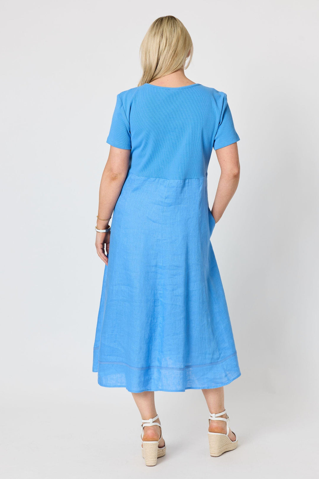 GORDON SMITH DRESS LE MARAIS LINEN DRESS - 49443GS