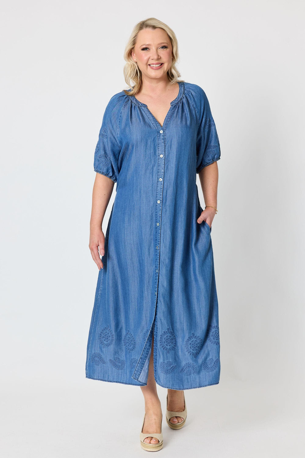 GORDON SMITH DRESS OASIS DENIM DRESS - 49558GS