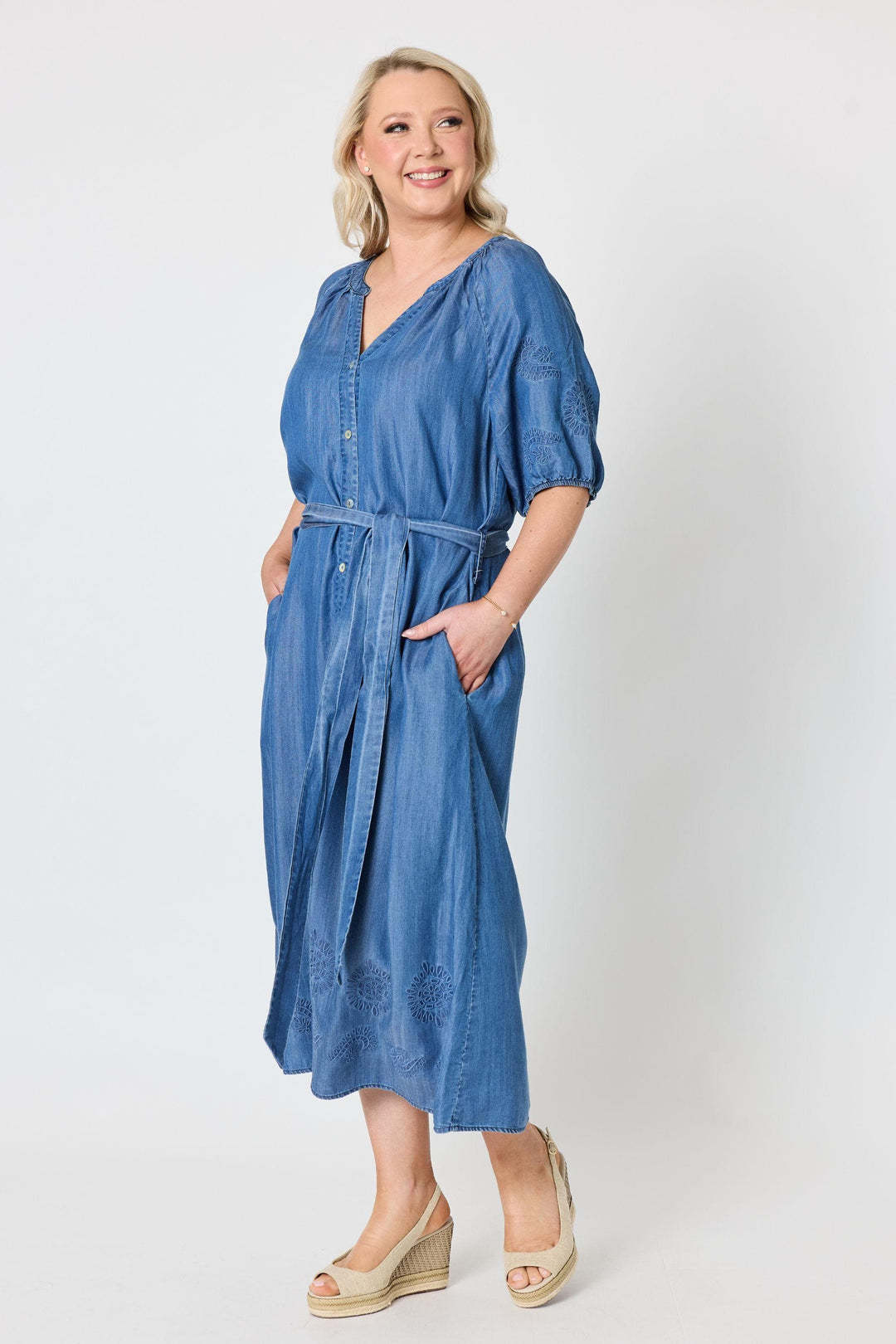 GORDON SMITH DRESS OASIS DENIM DRESS - 49558GS