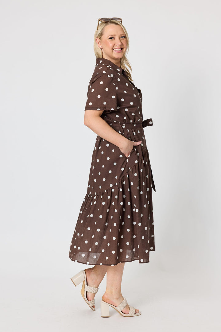 GORDON SMITH DRESS RIVIERA SPOT DRESS - 49554GS