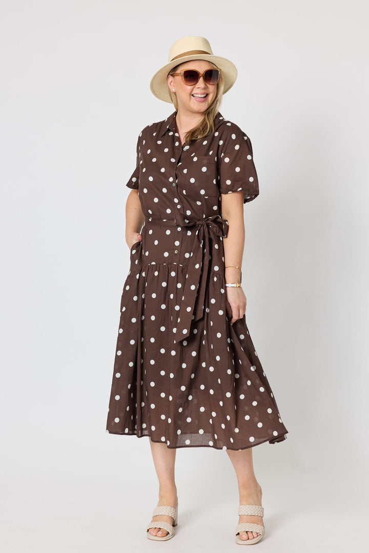 GORDON SMITH DRESS RIVIERA SPOT DRESS - 49554GS