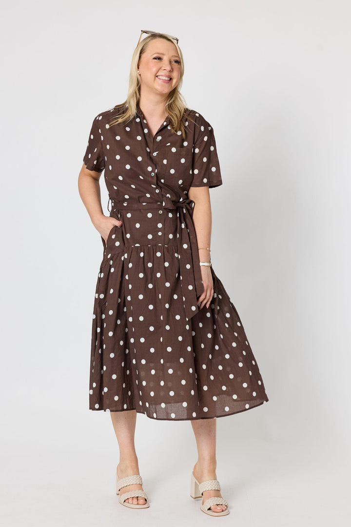 GORDON SMITH DRESS RIVIERA SPOT DRESS - 49554GS