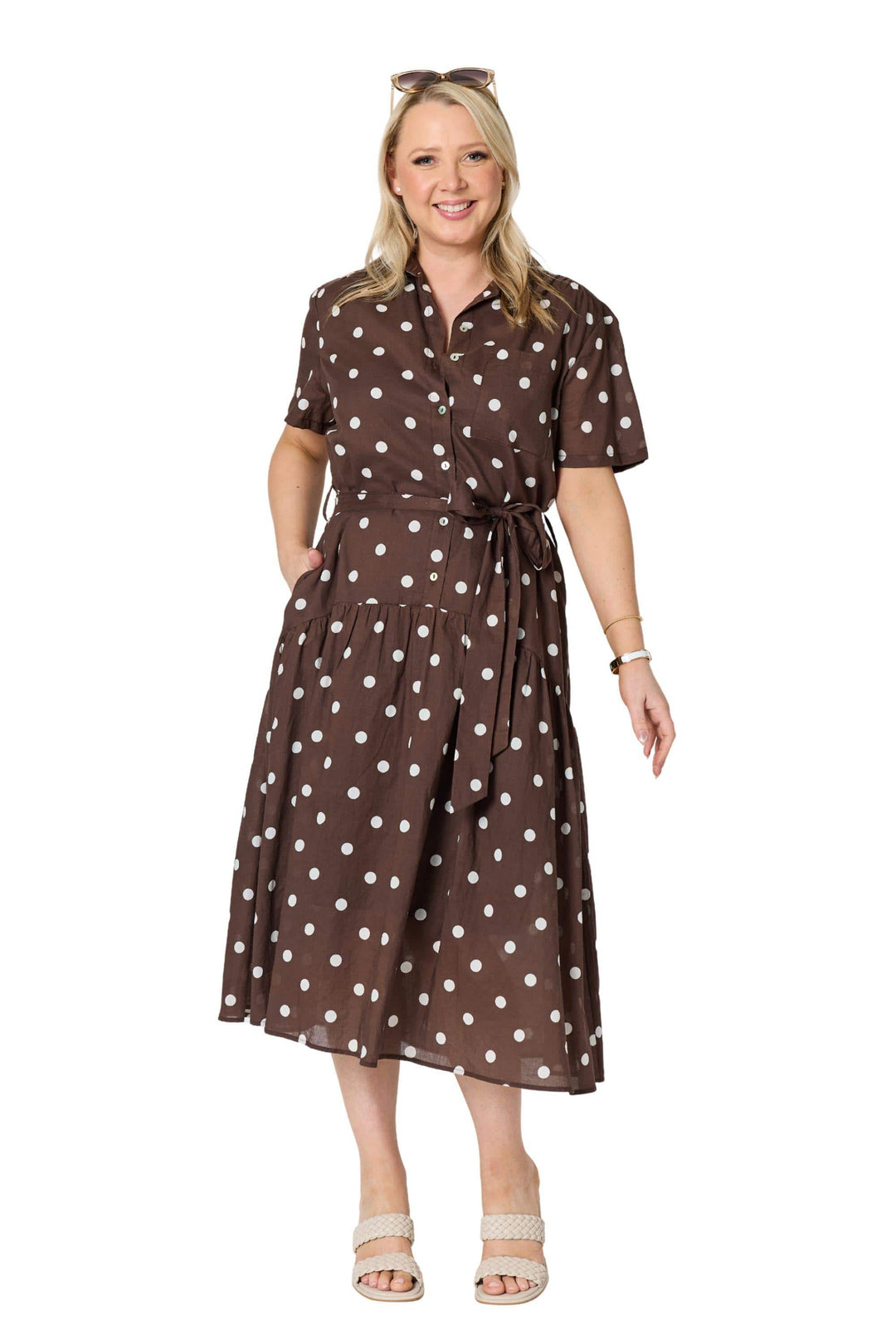 GORDON SMITH DRESS RIVIERA SPOT DRESS - 49554GS