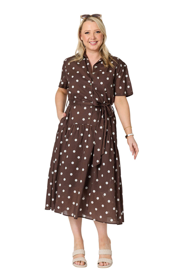 GORDON SMITH DRESS RIVIERA SPOT DRESS - 49554GS