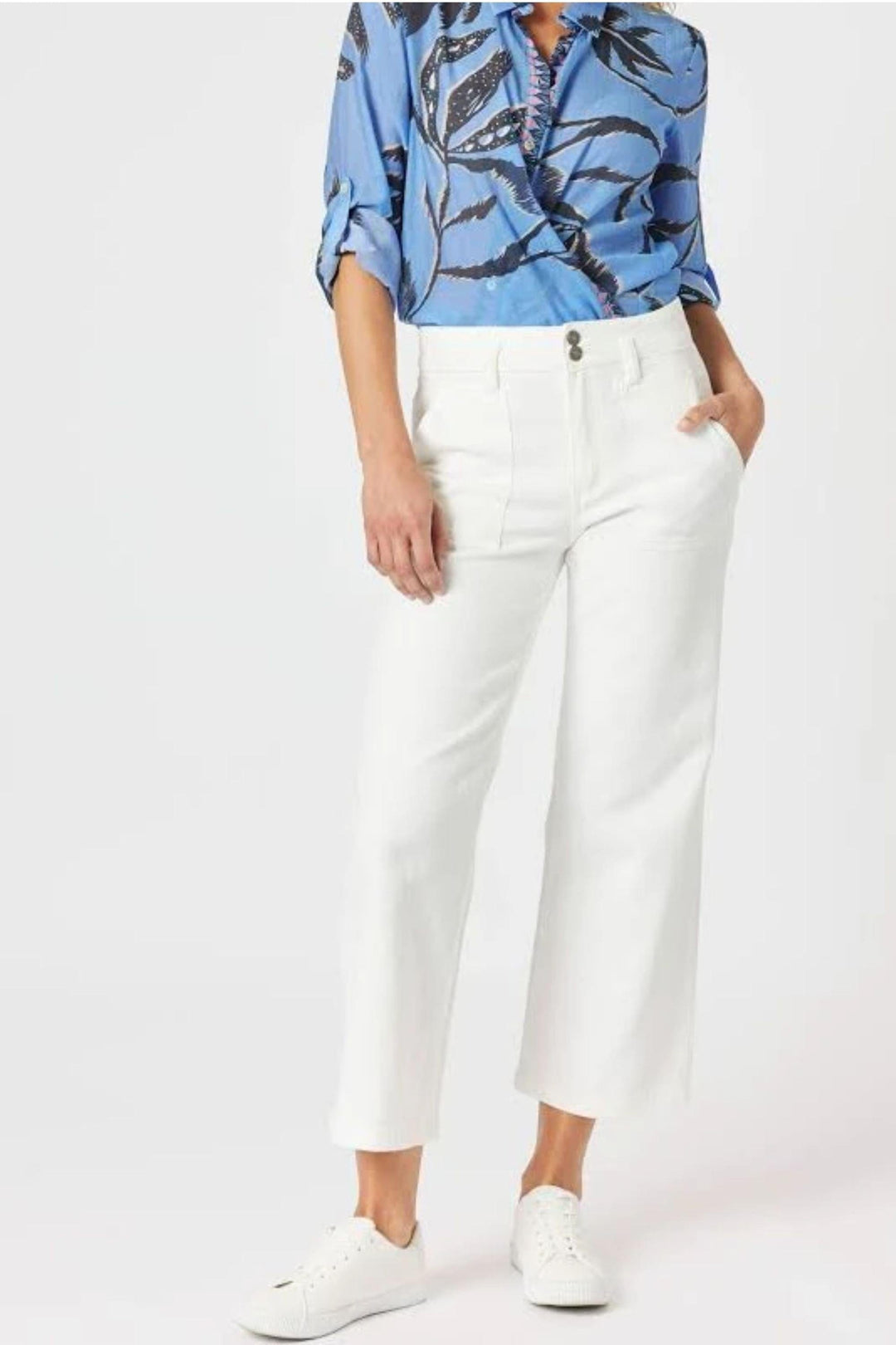 GORDON SMITH JEANS 8 / IVORY HUDSON JEAN - 42244GS