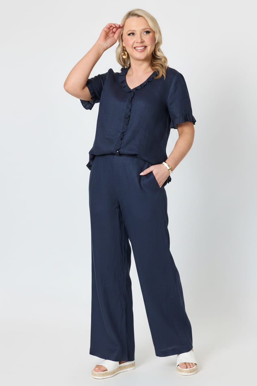 GORDON SMITH PANTS LUELLA LINEN PANT - 49713