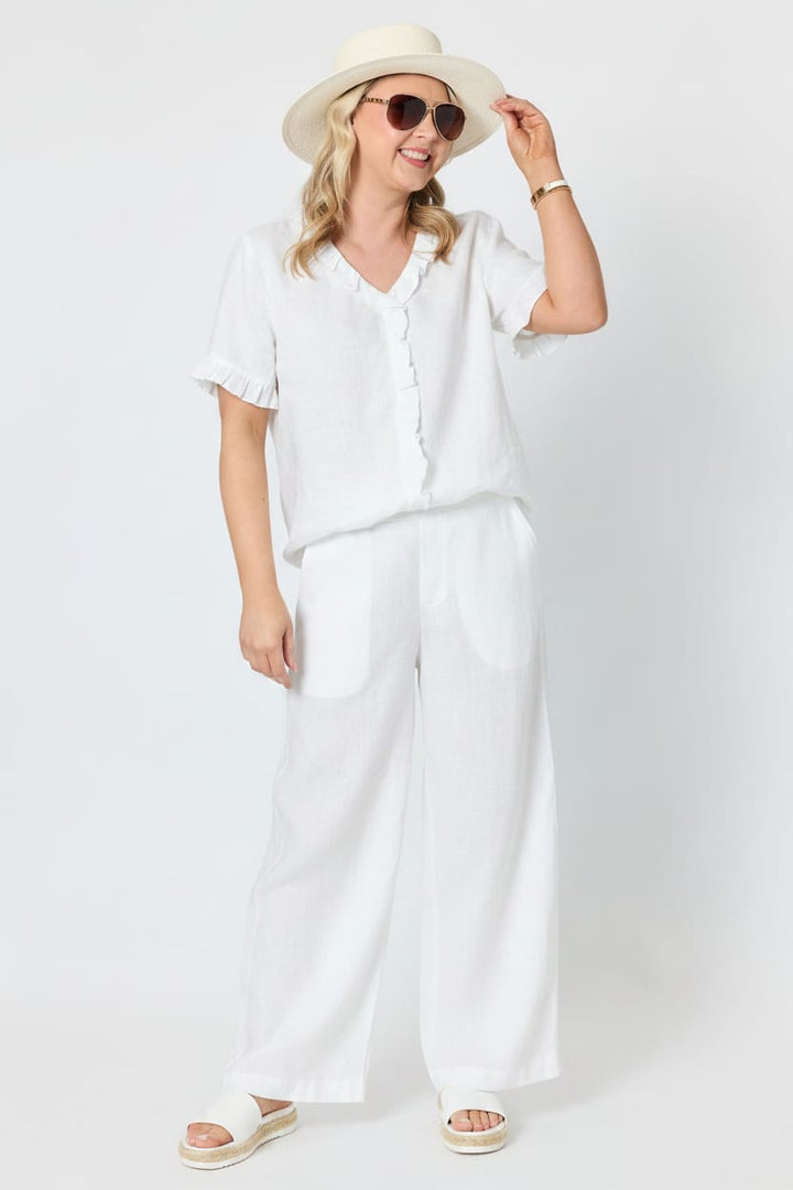 GORDON SMITH PANTS LUELLA LINEN PANT - 49713