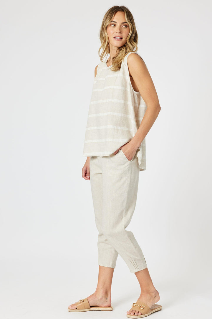 GORDON SMITH PANTS SARAH LINEN PANT - 19393GS