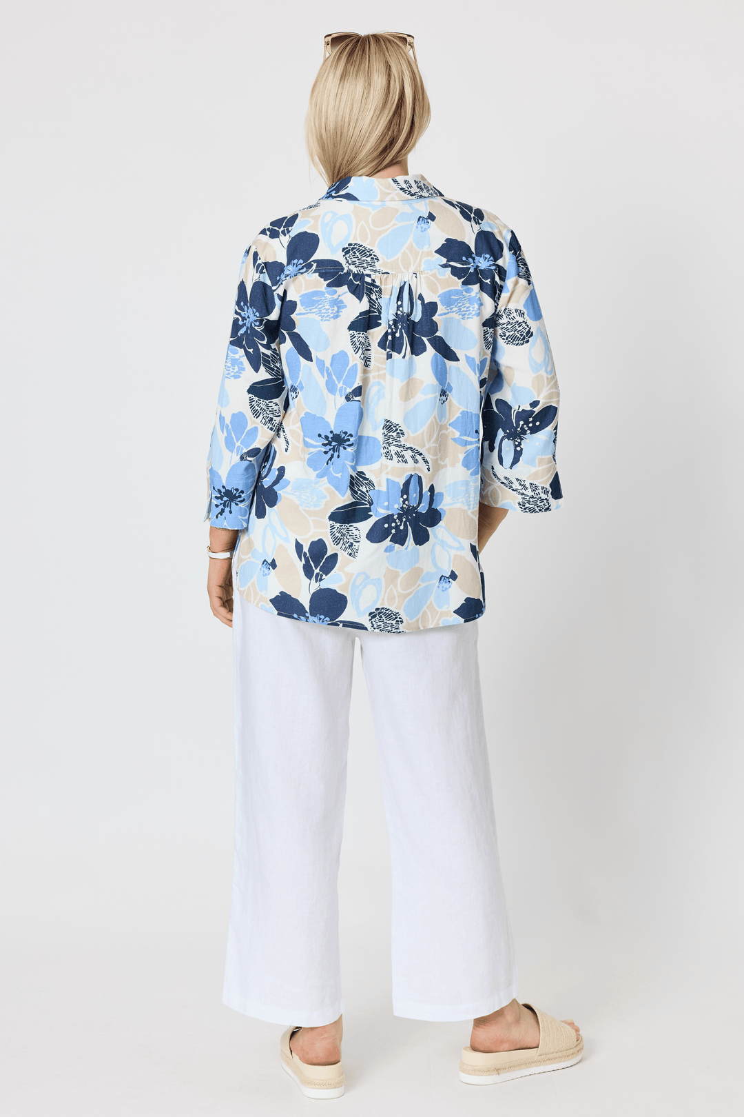 GORDON SMITH SHIRT AMALFI ROSE PRINT SHIRT - 49473GS