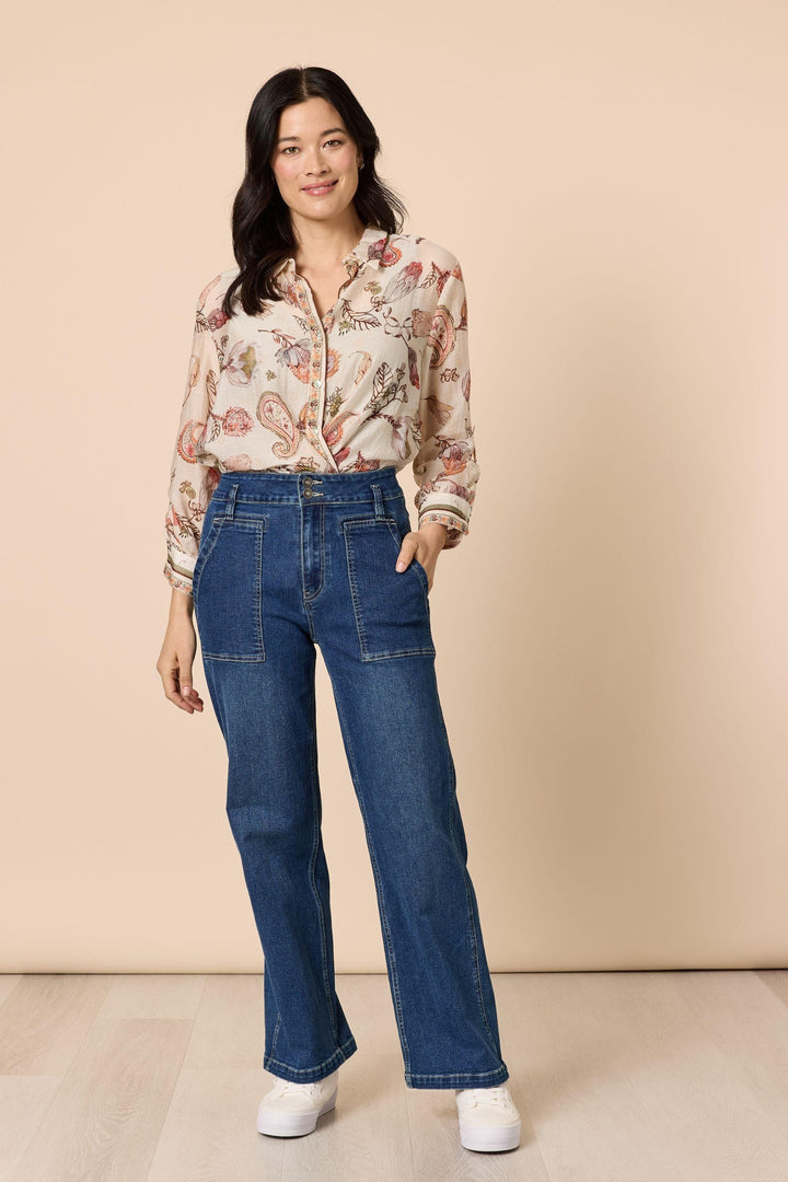 GORDON SMITH SHIRT ARIZONA PRINT SHIRT - 49245GS