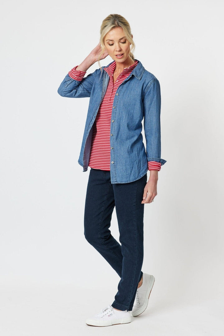 GORDON SMITH SHIRT DENIM SHIRT - 40405GS