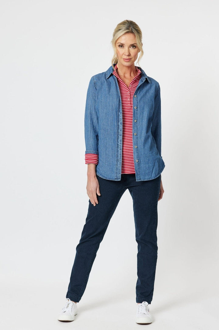 GORDON SMITH SHIRT DENIM SHIRT - 40405GS