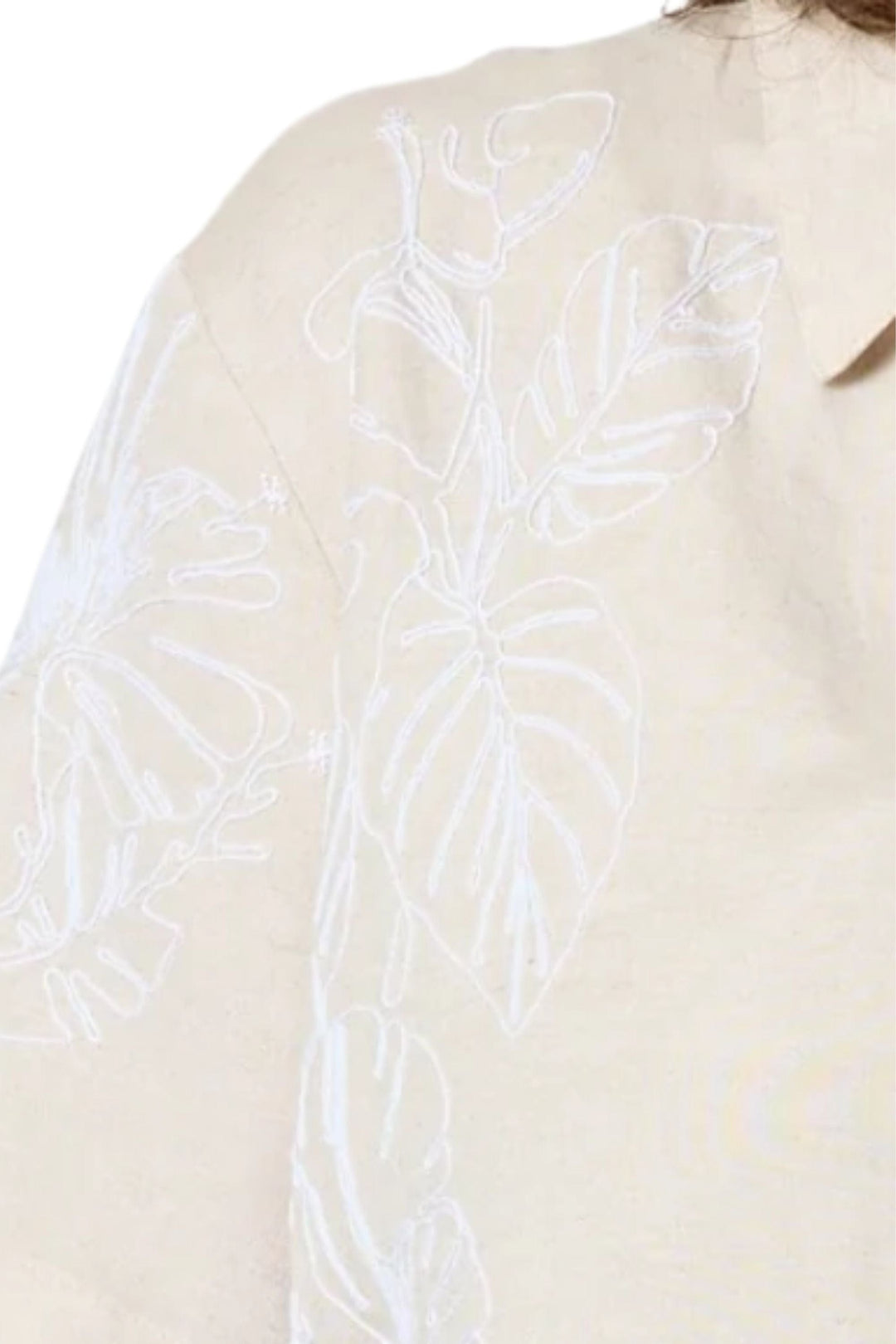 GORDON SMITH SHIRT LINO EMBROIDERED SHIRT - 48168GS