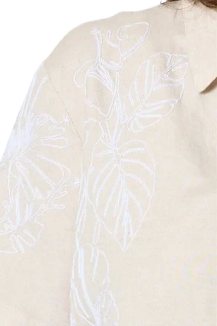 GORDON SMITH SHIRT LINO EMBROIDERED SHIRT - 48168GS