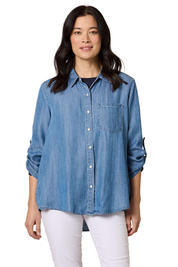GORDON SMITH SHIRT MACY DENIM SHIRT - 48826GS
