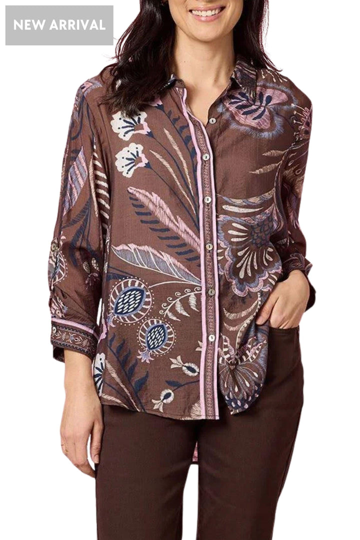 GORDON SMITH SHIRT MONTANA PRINT SHIRT - 48659GS