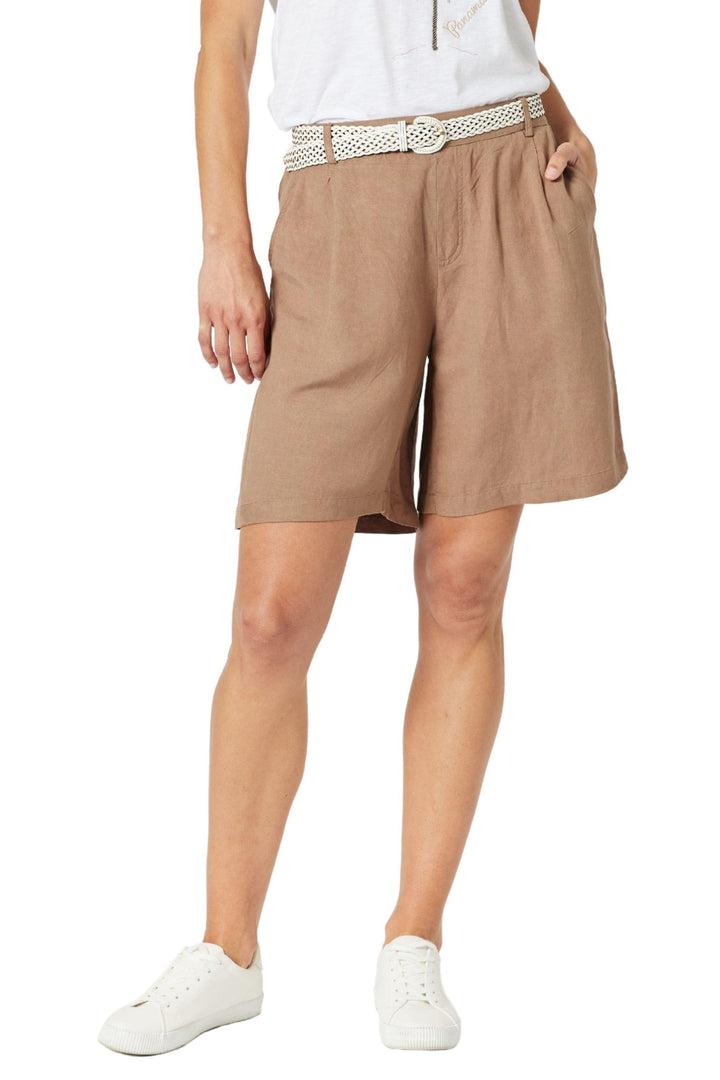 GORDON SMITH SHORTS 8 / NUTMEG LINO SHORT - 47453GS