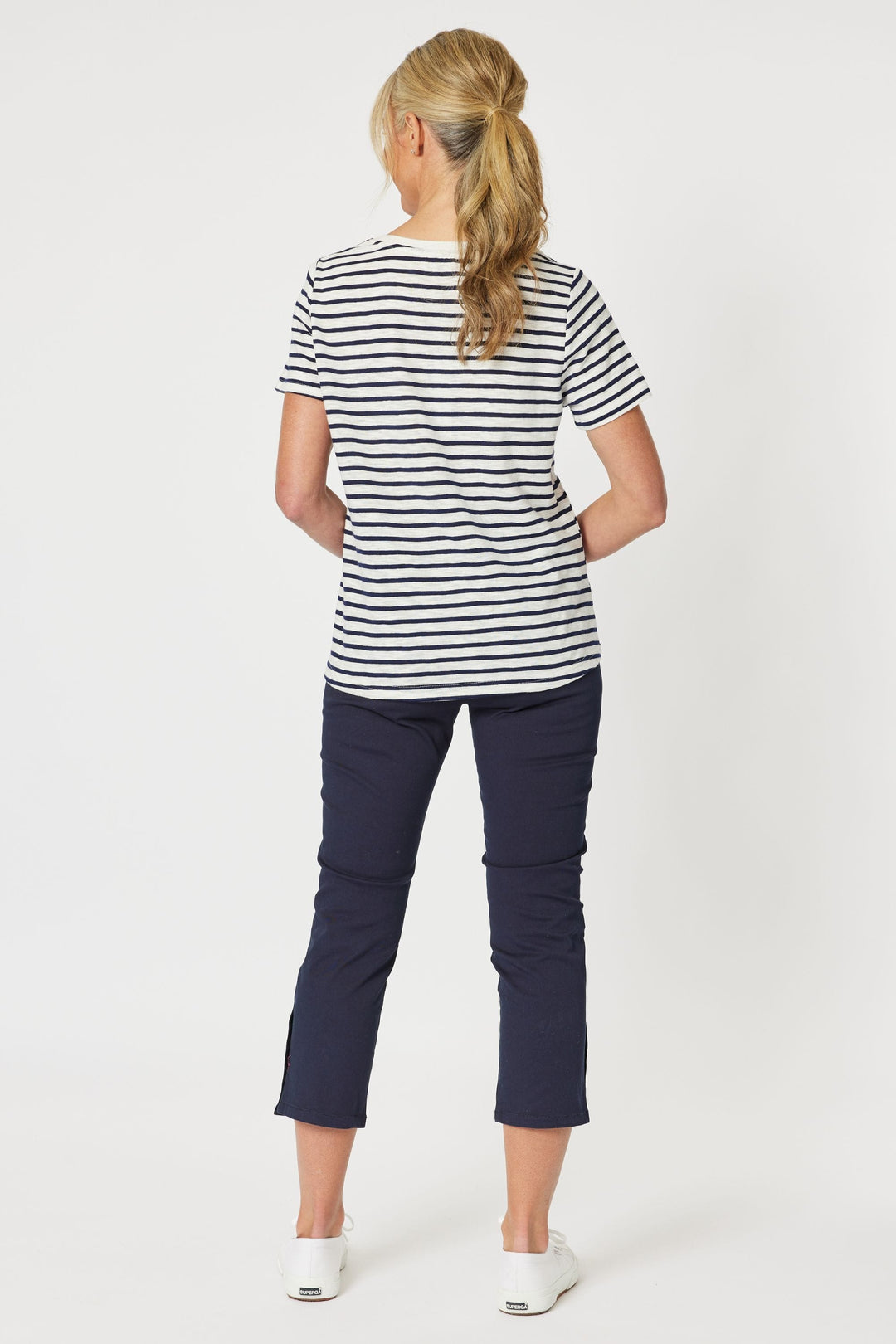 GORDON SMITH T-SHIRT CLASSIC STRIPE TEE - 45698GS