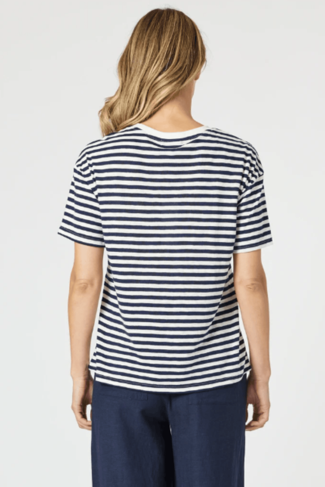GORDON SMITH T-SHIRT COTE D AZUR STRIPE TEE - 48199GS
