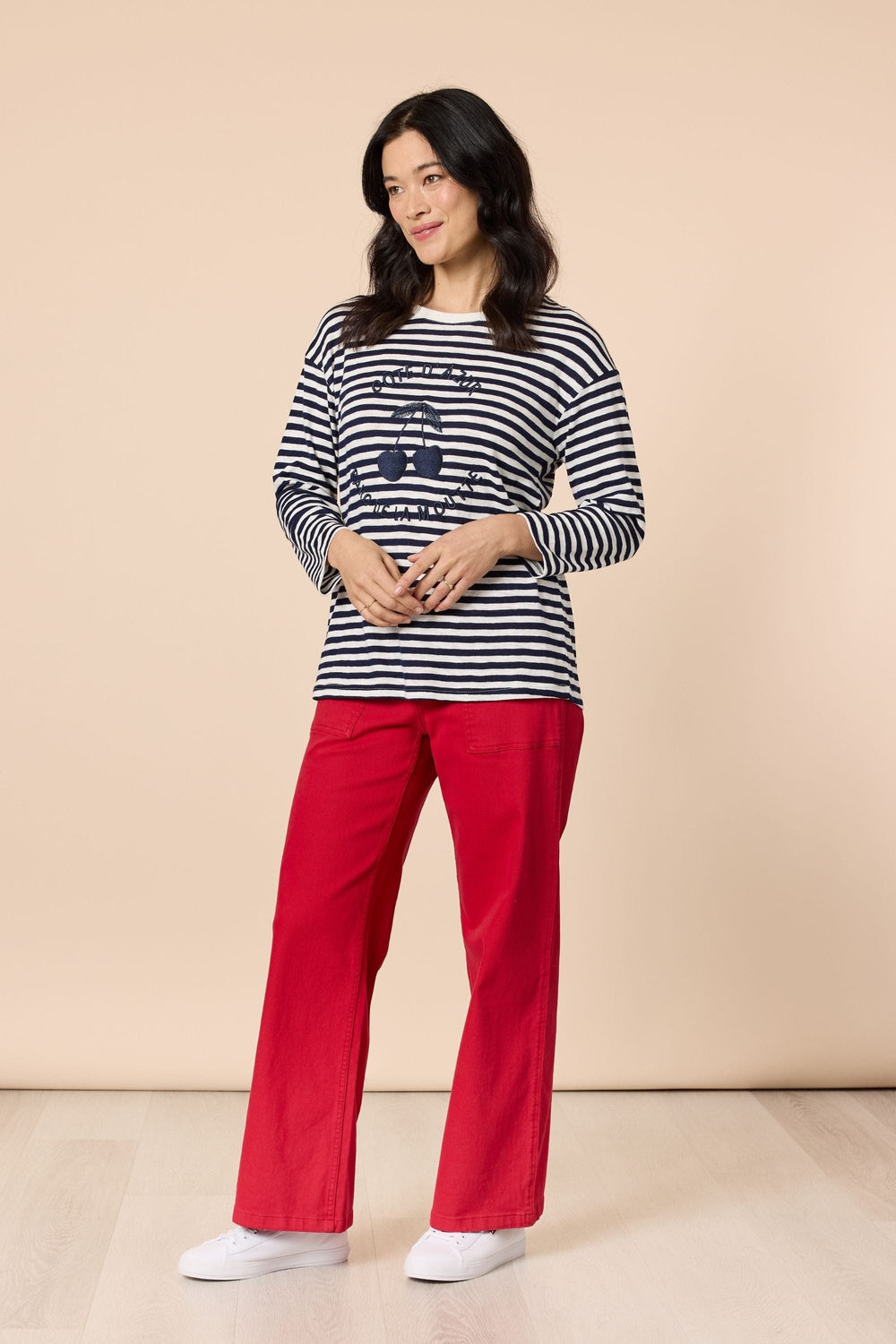 GORDON SMITH T-SHIRT COTE D AZURE CHERRY TEE - 48562GS