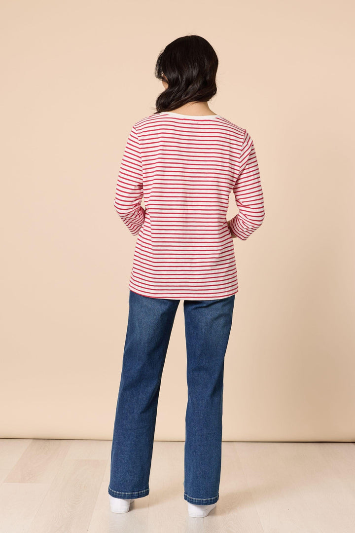 GORDON SMITH T-SHIRT HARBOUR STRIPE TEE - 48949GS