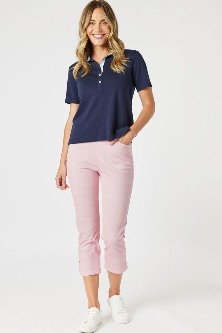 GORDON SMITH TOP CLASSIC RIB POLO - 48211GS