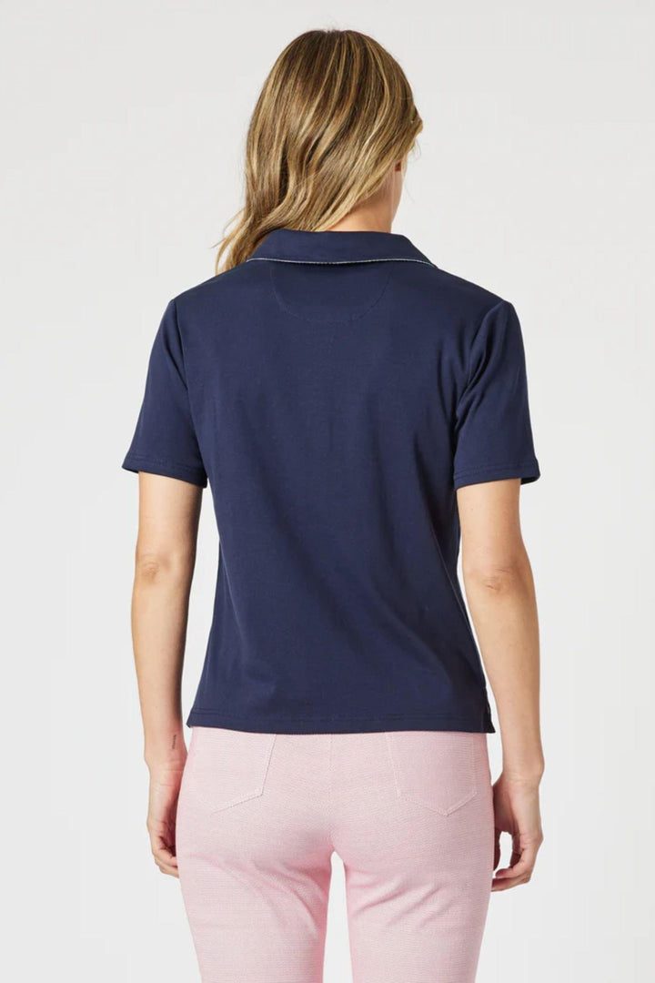 GORDON SMITH TOP CLASSIC RIB POLO - 48211GS
