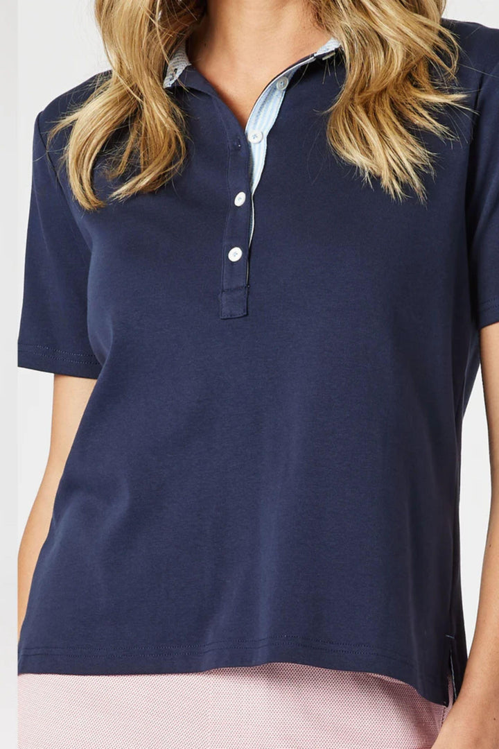 GORDON SMITH TOP CLASSIC RIB POLO - 48211GS