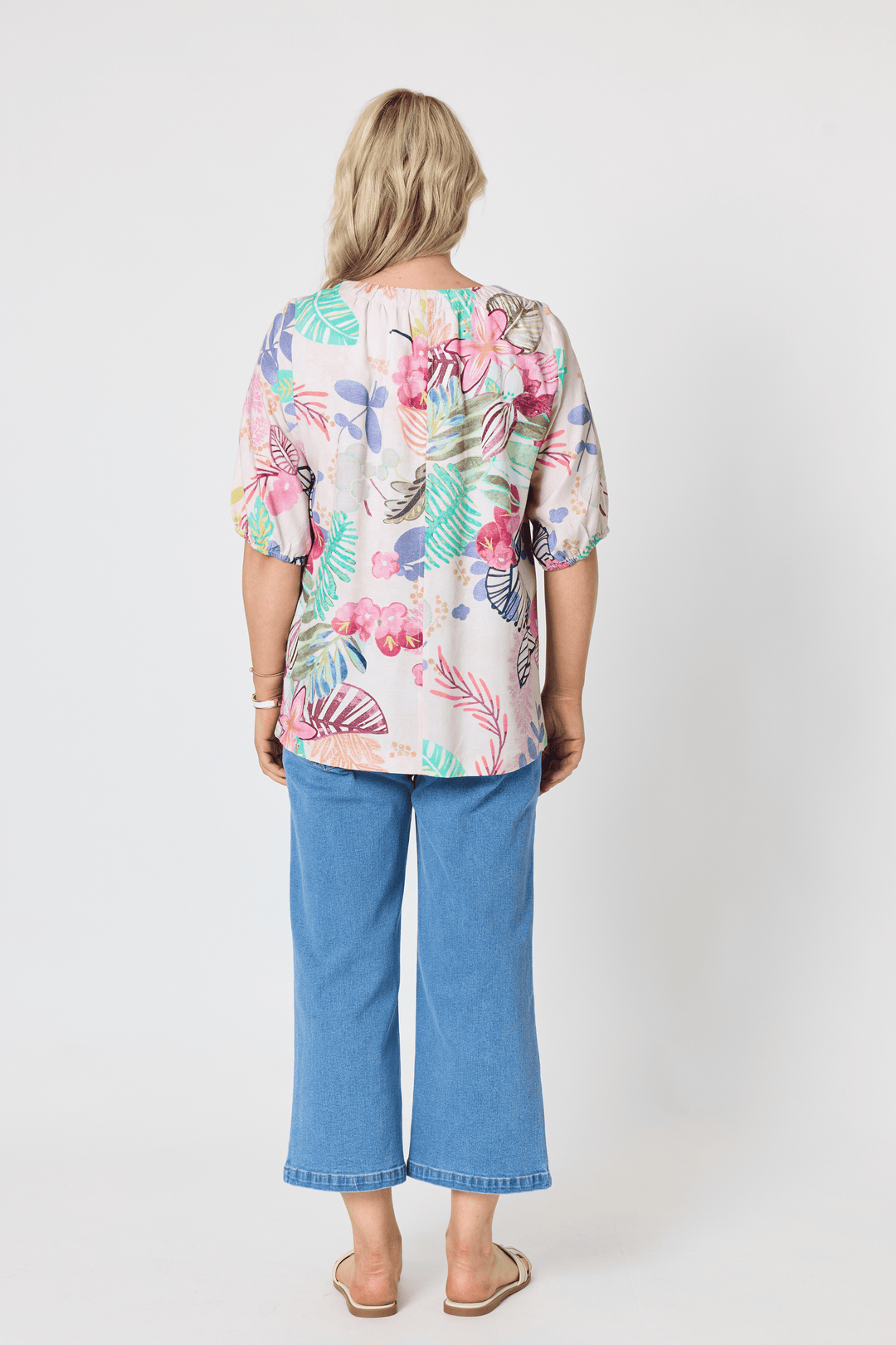 GORDON SMITH TOP DESERT ROSE PRINT TOP - 49480GS