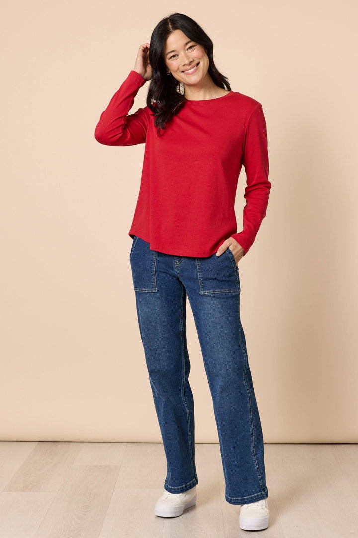 GORDON SMITH TOP HERITAGE TEE - 40176GS