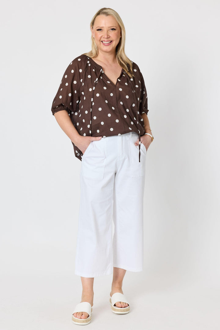 GORDON SMITH TOP RIVIERA SPOT TOP - 49592GS