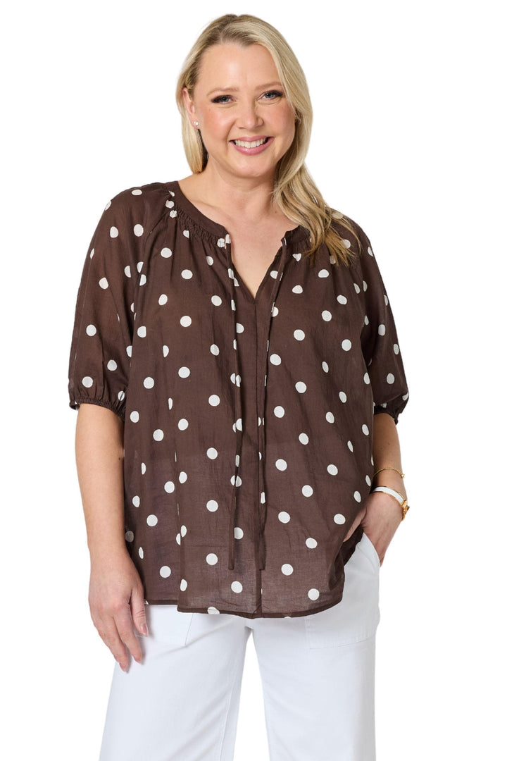 GORDON SMITH TOP RIVIERA SPOT TOP - 49592GS