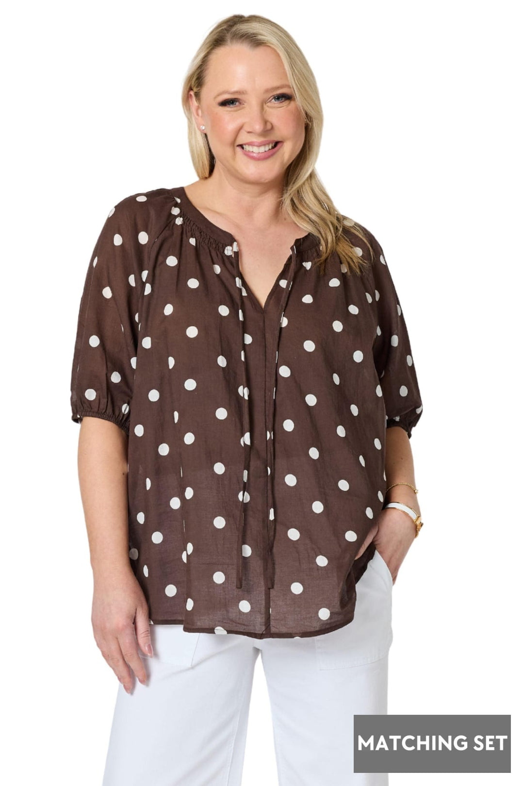 GORDON SMITH TOP RIVIERA SPOT TOP - 49592GS