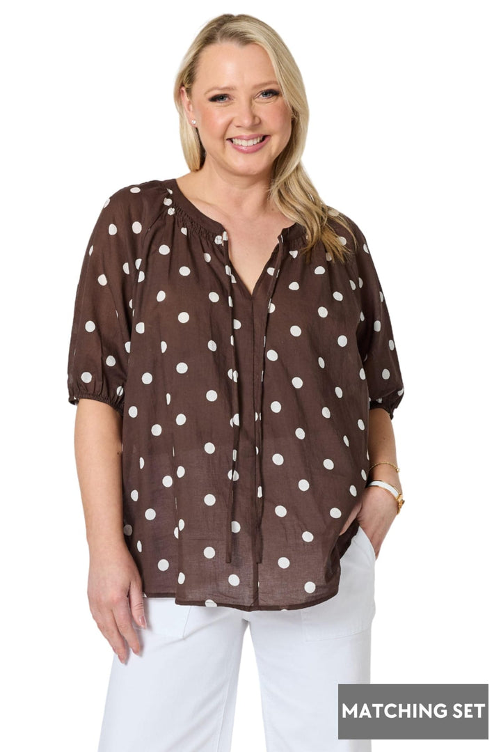 GORDON SMITH TOP RIVIERA SPOT TOP - 49592GS