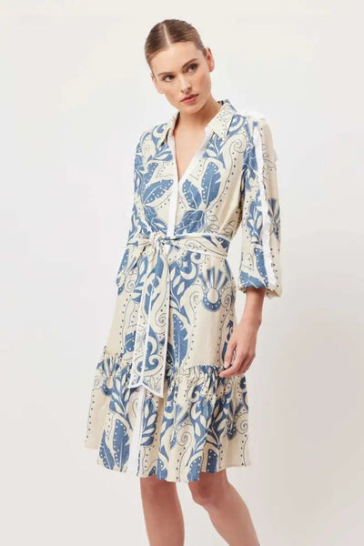 GRANADA LINEN DRESS - OW41609 DRESS