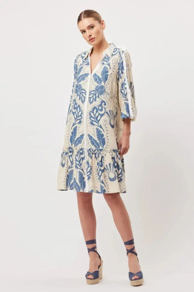 GRANADA LINEN DRESS - OW41609 DRESS