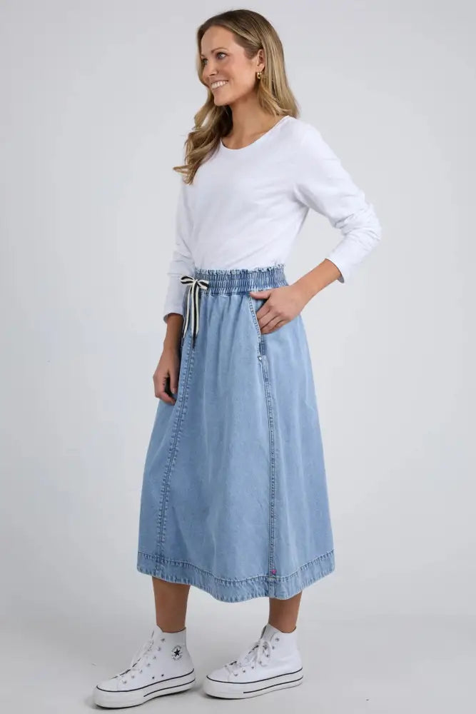 GRETA DENIM SKIRT - 81D1410 SKIRT