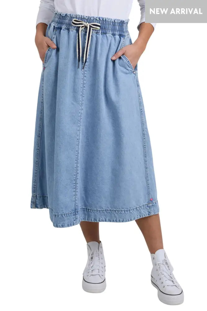 GRETA DENIM SKIRT - 81D1410 SKIRT