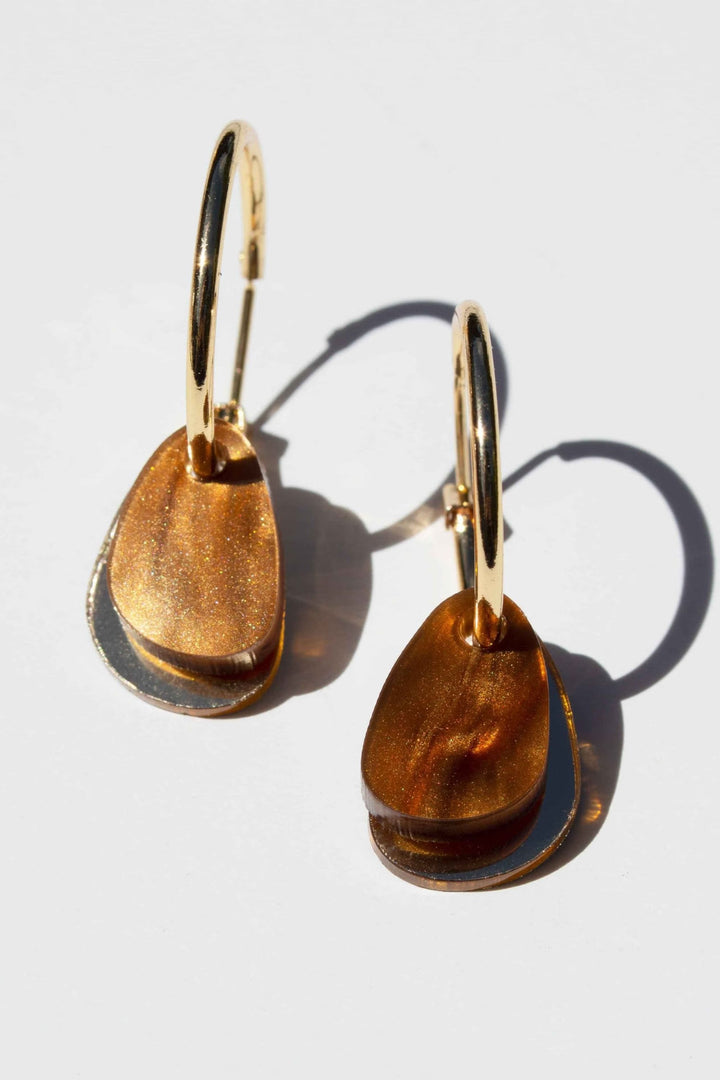 HAGEN AND CO JEWELLERY AMBER LYLA EARRING - LC-LYLA