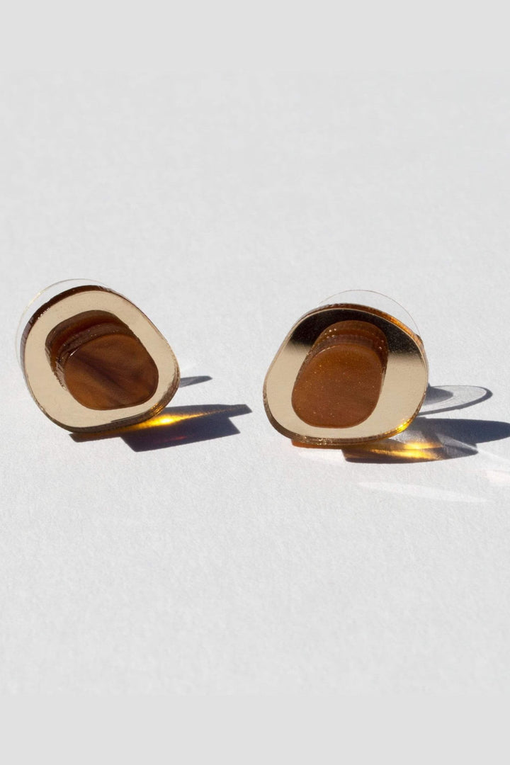HAGEN AND CO JEWELLERY AMBER MIA STUD - LC-MIA